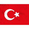 Turkish Flag Abstract Art Print