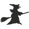 Hexe Silhouette Halloween