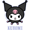 Kuromi Portrait Avec Lettrage