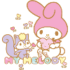 My Melody Picks Heartflowers With Risu