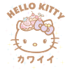 Hello Kitty Stili kawaii con stelle