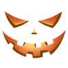 Pumpkin Face for Halloween