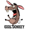 Funny Donkey Cartoon Print
