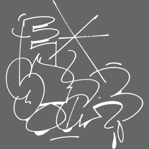 Graffitti weiss