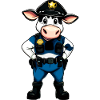 Kühe Polizei