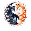 Kitsune Fox, Japanese Anime & Mythology