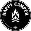 Happy Camper Camping Campfire