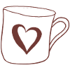 Mug with heart