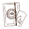 Journal & Tarot Card