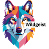 Farbiger Wolfskopf "Wildgeist"