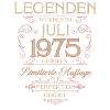 50th Birthday Legend July 1975