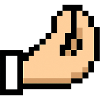 Pixel Hand Cursor Design Italia