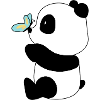 Panda & Butterfly – Gentle Encounter