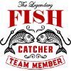 Fischfang Angeln Fischer Team