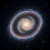 Galaxy Spiral Art Print