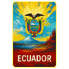 Ecuador - Farbenfrohes Emblem