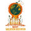 T-shirt d’aventure familiale cosmique