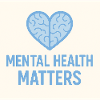 Mental Health Matters Heart Blue
