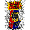 Game Over, exploding Arcade