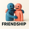 Endearing Friendship Clay Figures