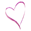 Watercolour Heart Outline Design