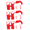 Baseball Christmas Santa