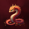 Le dragon serpent d’or.