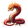 The golden serpent dragon.