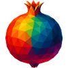 WPAP Style - Pomegranate