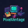 Retro Computer and Pixel Console