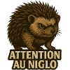 Attention au niglo Hérisson rebelle