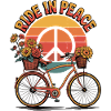 Ride in Peace Retro Design