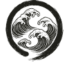 Zen-Wellen Enso-Kreis-Symbol