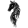 Cheval noir