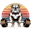 Bouledogue anglais Haltérophilie