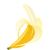 Banane jaune vif – motif