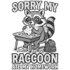 Raccoon Homework Funny