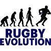 Rugby Evolution Sport Motif