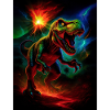 Volcano Tyrant in Neon Fire