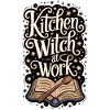 Kitchen witch at work