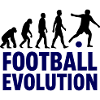 Football Evolution Sport Motif