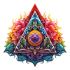 Flame Lotus Triangle