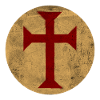 Templar Cross in Golden Circle