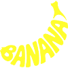 Banana - Cool Fruit Logo