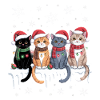 Chat mignon renne Noël