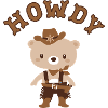 Howdy Teddy Cowboy