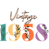 Jahrgang 1958 Blumen