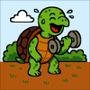 Funny Turtle Comic