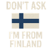 Drapeau finlandais. Ne demandez pas