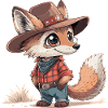 Cowboy Western Coyote
